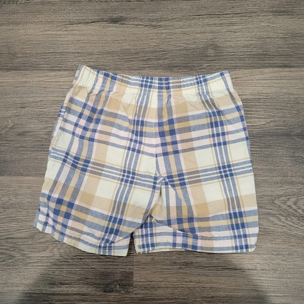 Carters‎ Plaid Shorts Elastic Waist Casual Everyday Shorts 24 Months